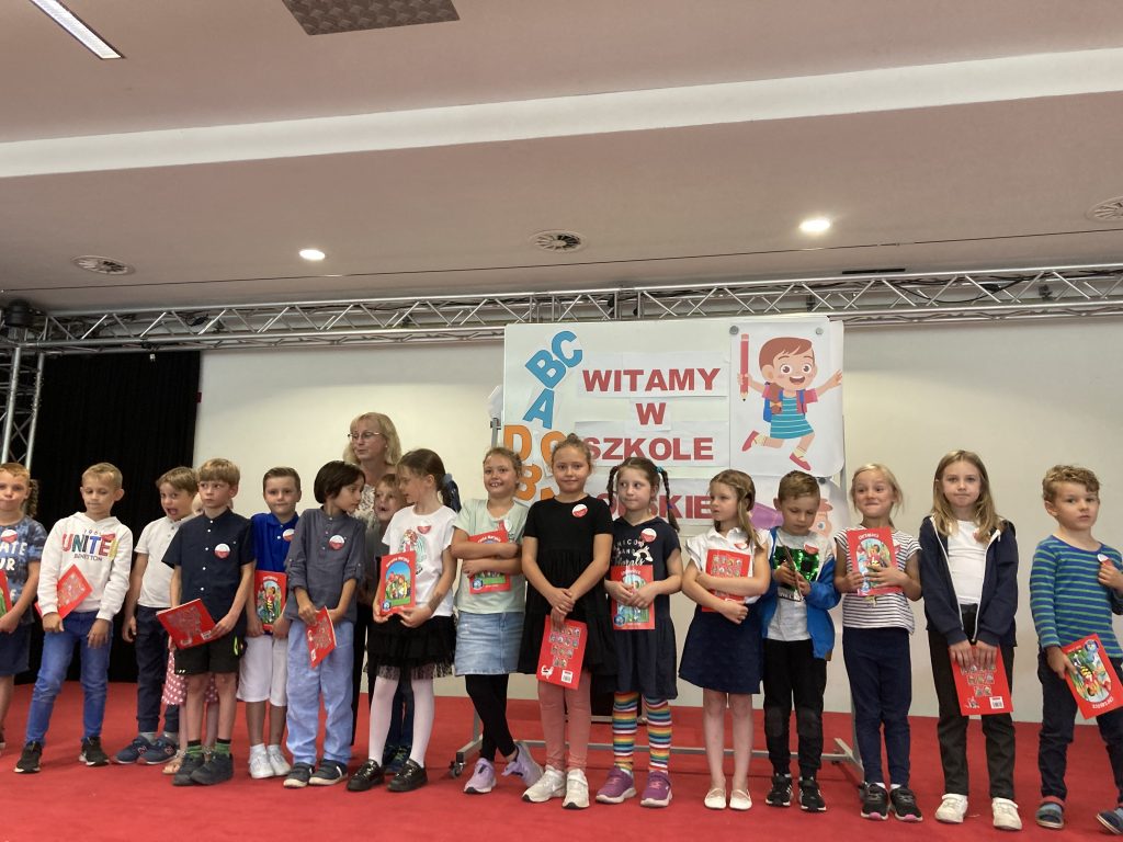 Pierwszy dzień ucznia klasy I w Szkole Polskiej im.gen.Stefana Grota-Roweckiego w Berlinie